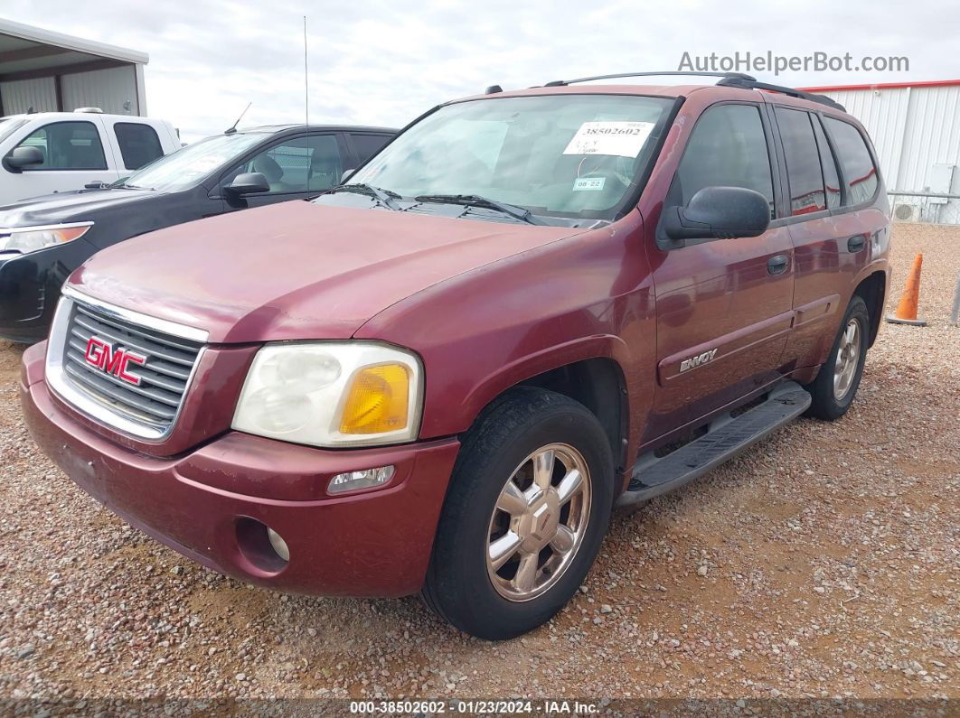 2004 Gmc Envoy Sle Burgundy vin: 1GKDS13S342364748