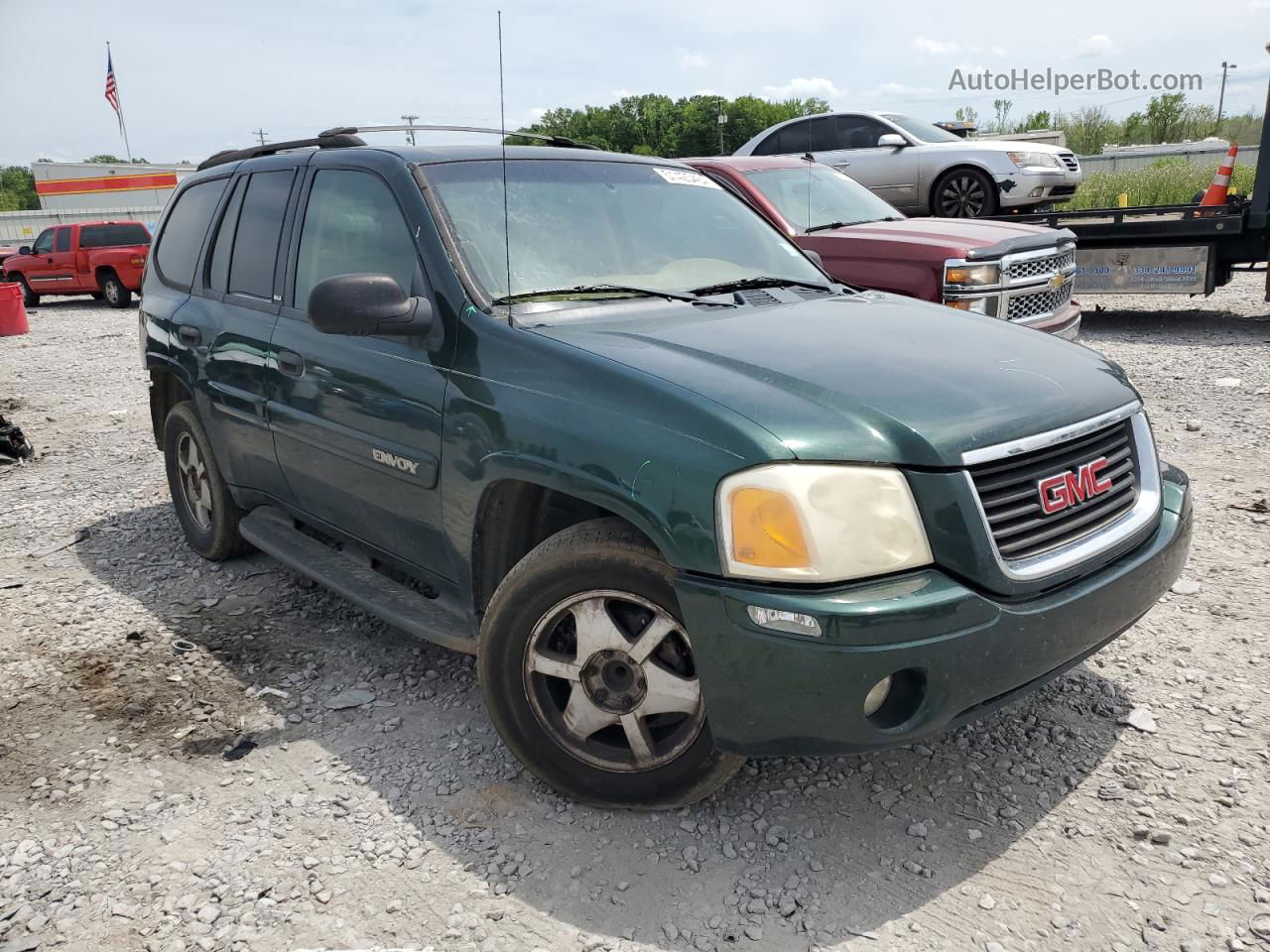 2003 Gmc Envoy  Green vin: 1GKDS13S432243113