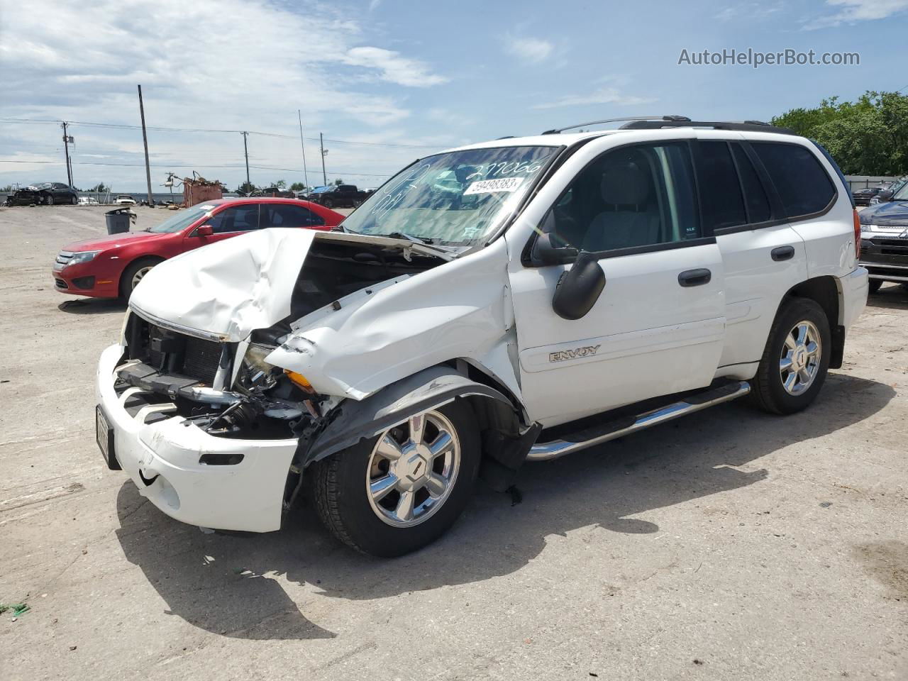 2003 Gmc Envoy  Белый vin: 1GKDS13S432277066