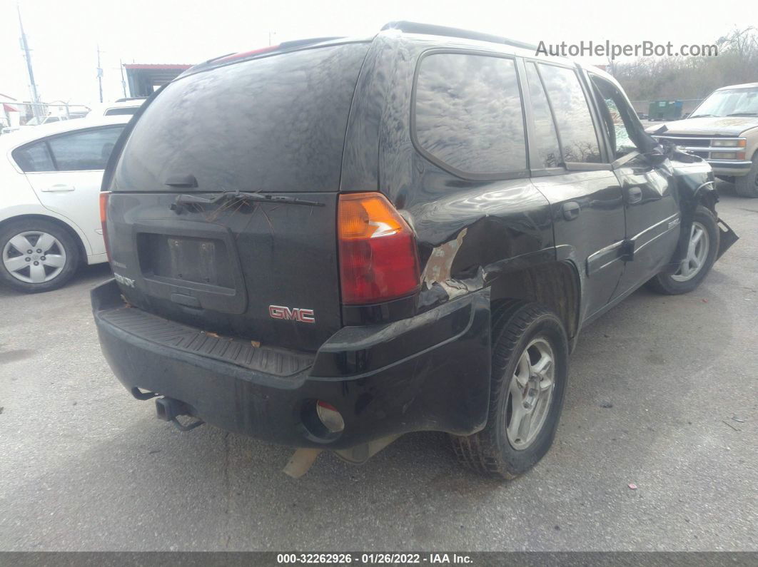 2004 Gmc Envoy Sle Черный vin: 1GKDS13S442180368