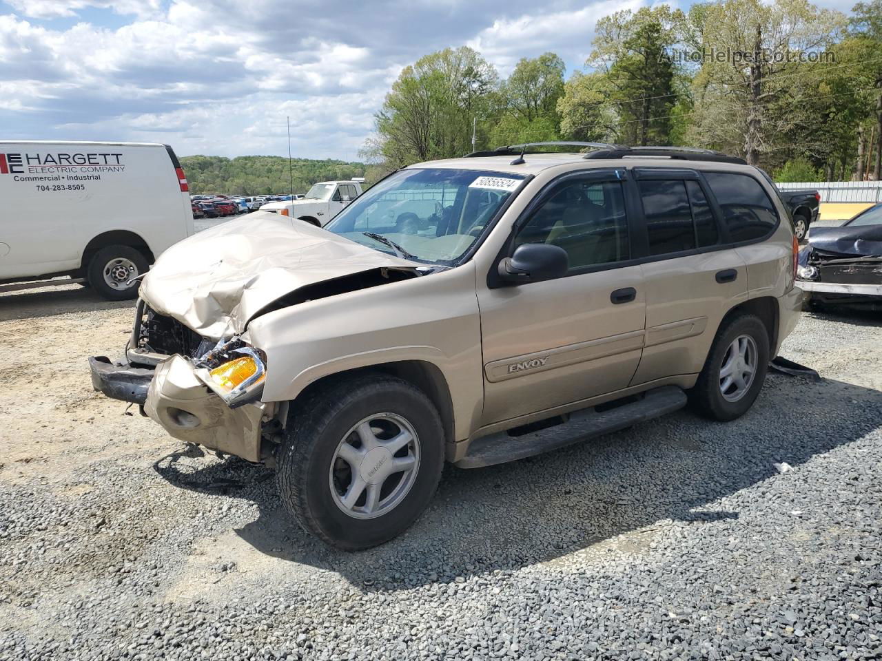 2004 Gmc Envoy  Желто-коричневый vin: 1GKDS13S442284052