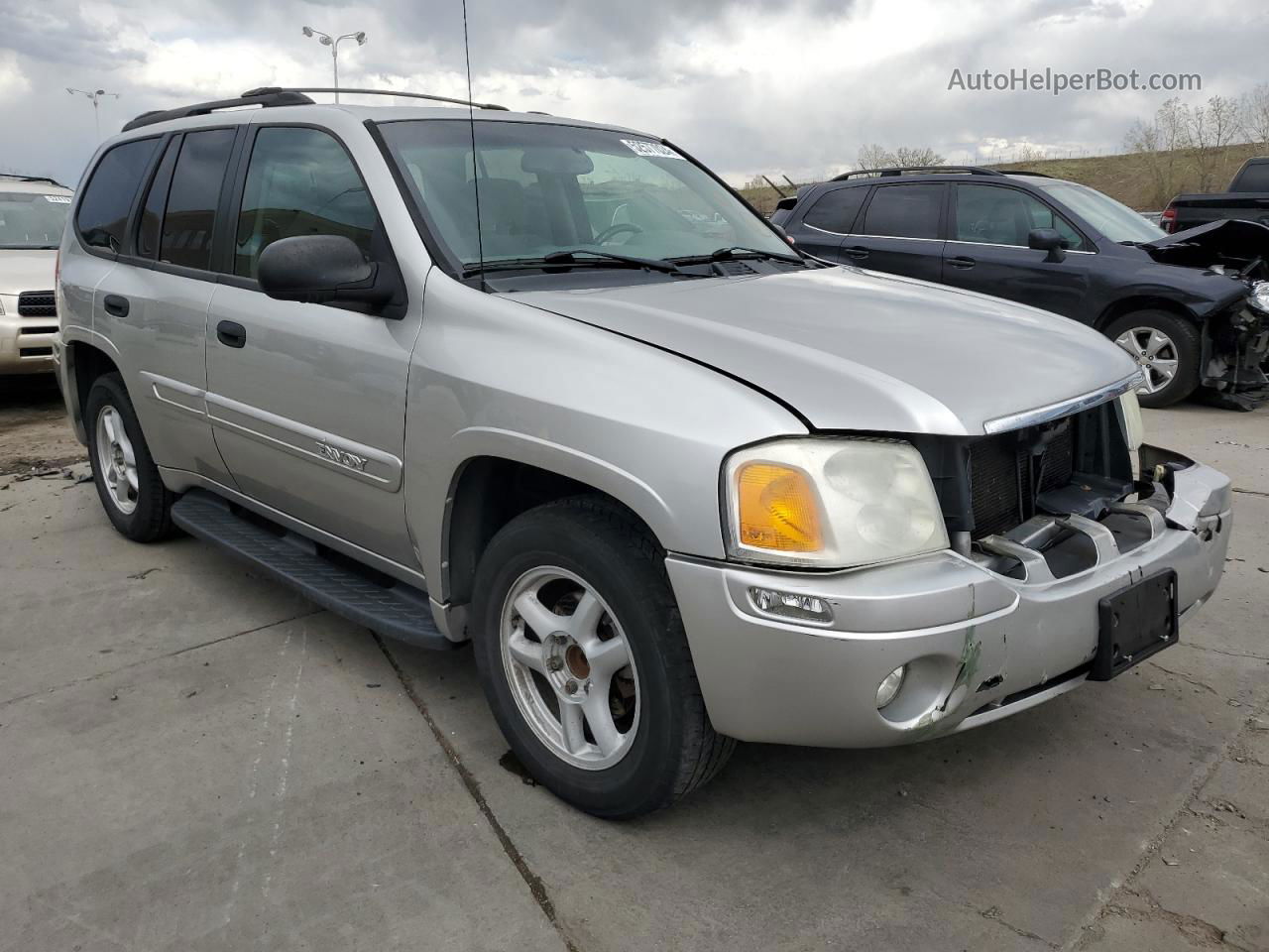 2004 Gmc Envoy  Silver vin: 1GKDS13S442442129