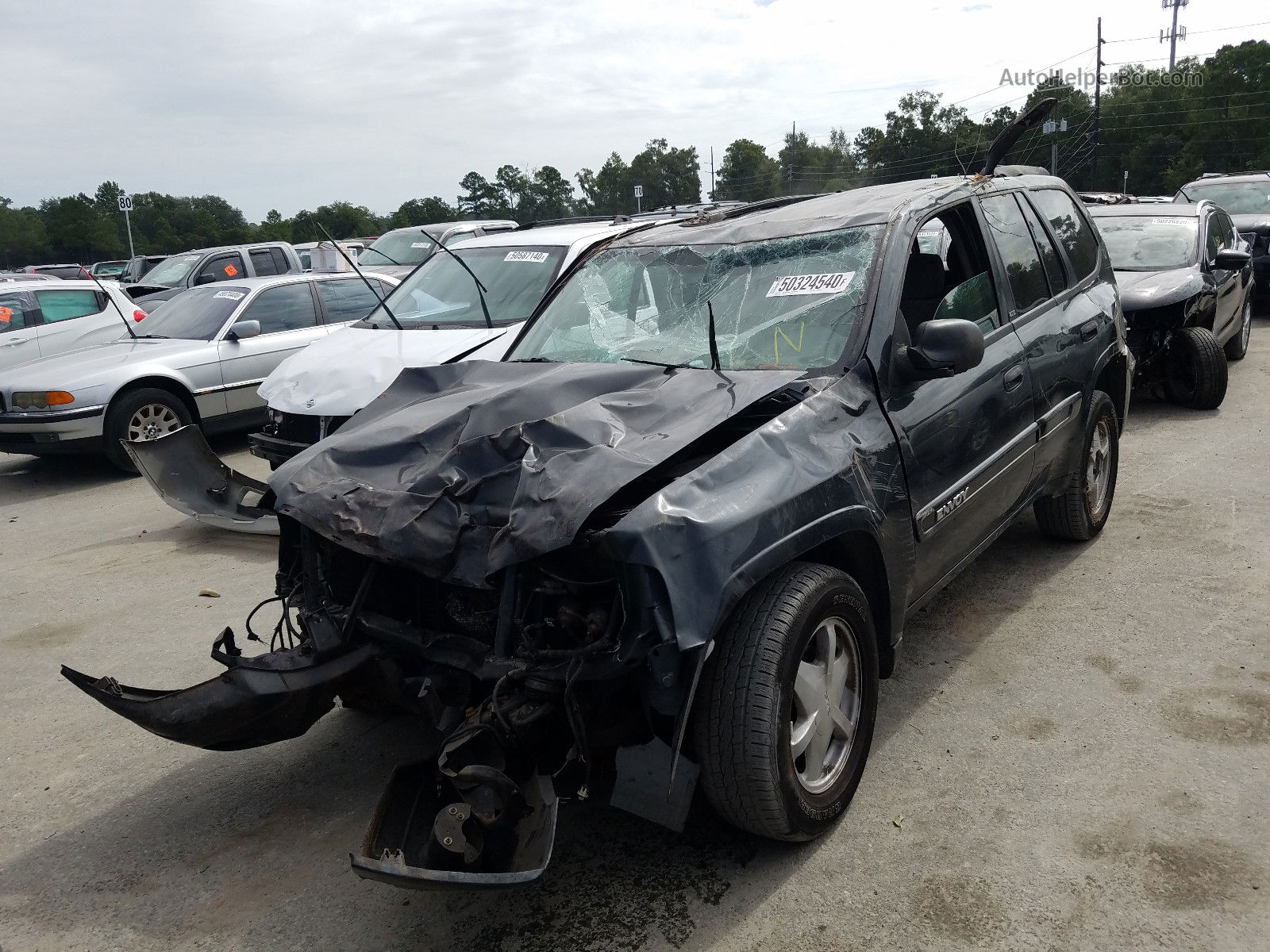 2003 Gmc Envoy Blue vin: 1GKDS13S532384739