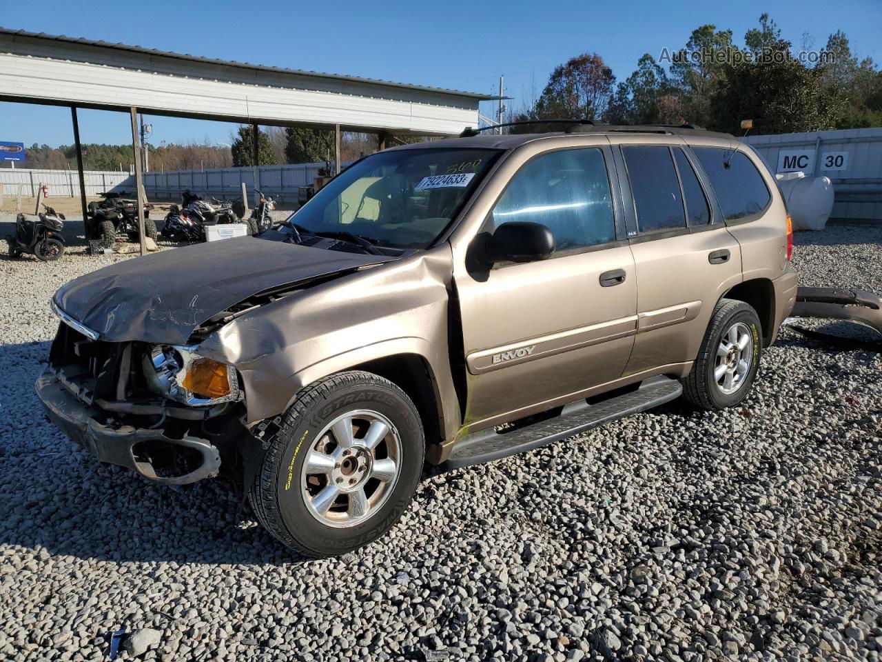 2003 Gmc Envoy  Желто-коричневый vin: 1GKDS13S532399256