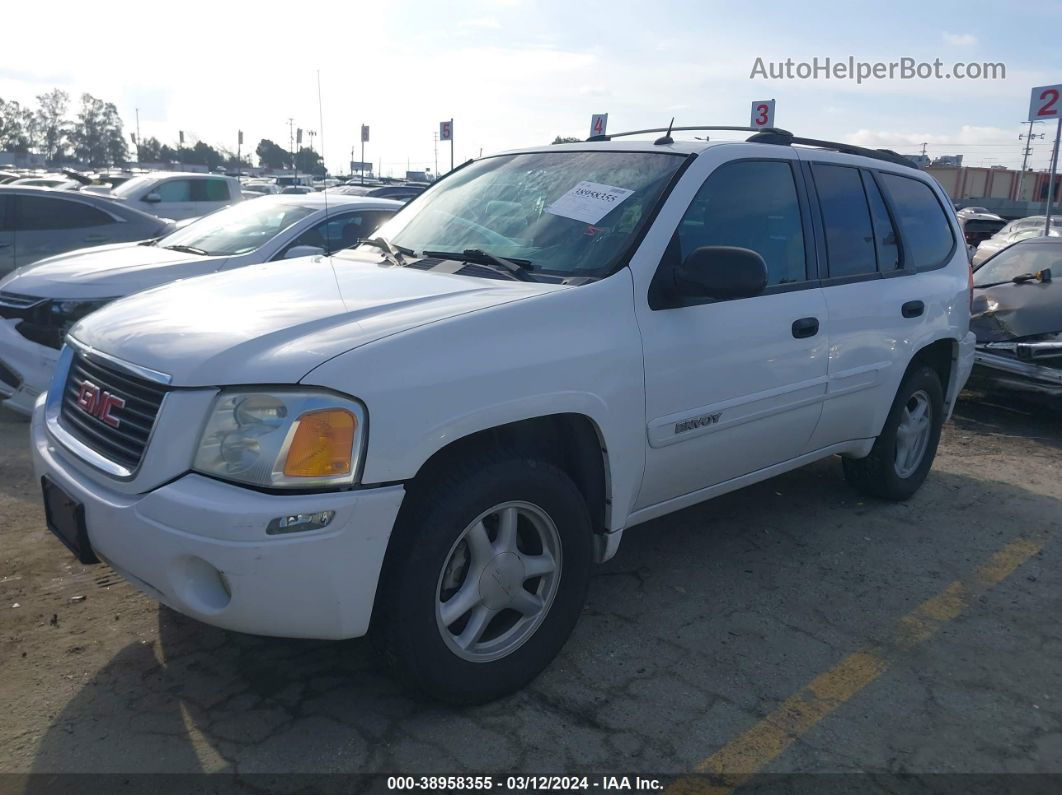 2004 Gmc Envoy Sle White vin: 1GKDS13S542201647