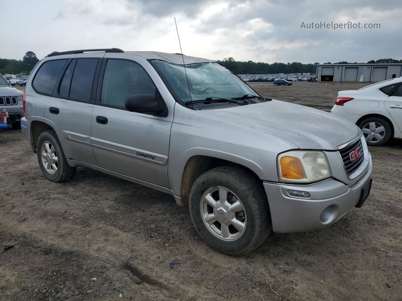 2004 Gmc Envoy  Серебряный vin: 1GKDS13S542375847