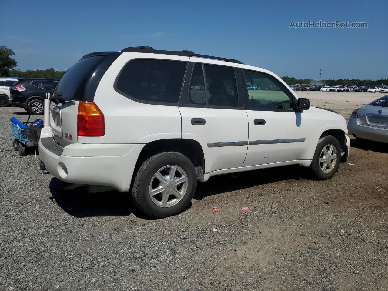 2008 Gmc Envoy  White vin: 1GKDS13S582121643