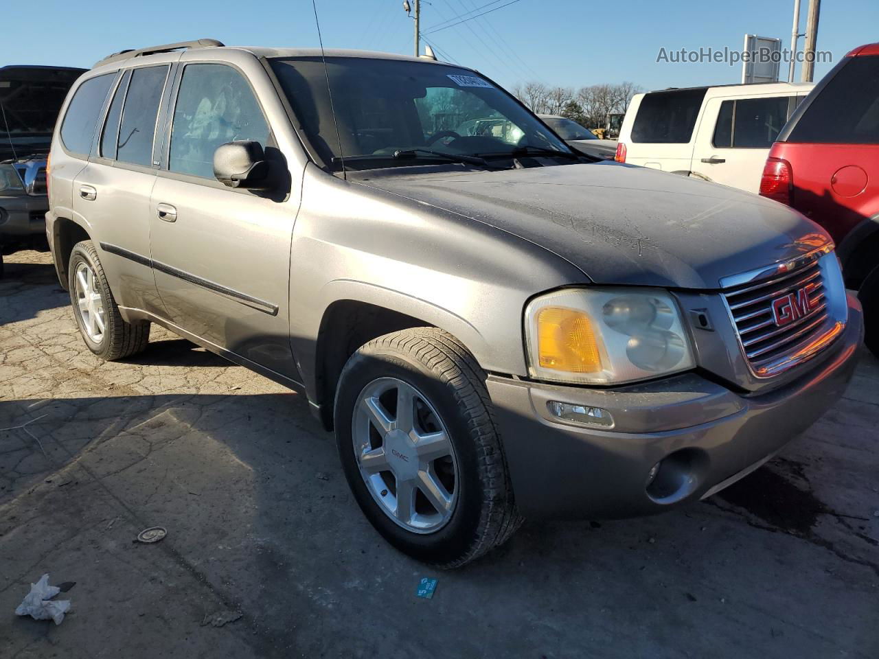 2008 Gmc Envoy  Серый vin: 1GKDS13S582144324