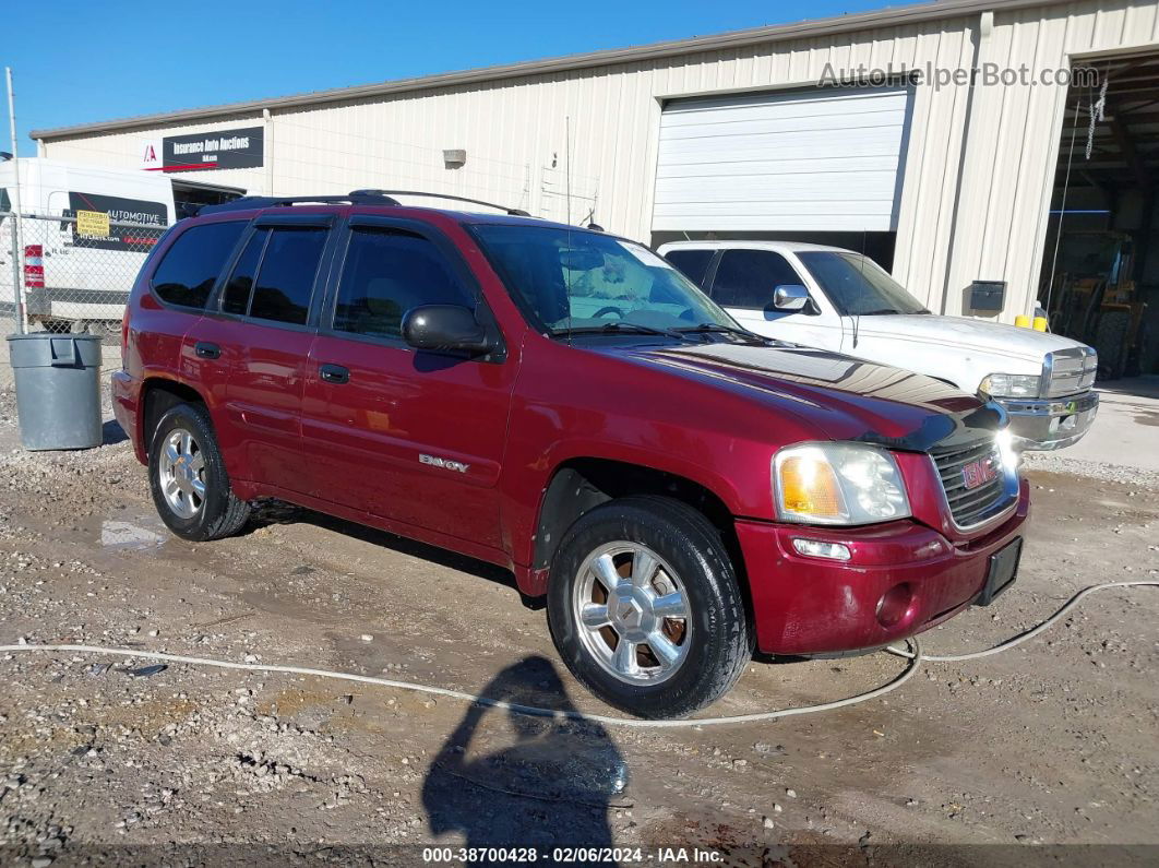 2004 Gmc Envoy Sle Maroon vin: 1GKDS13S642423615