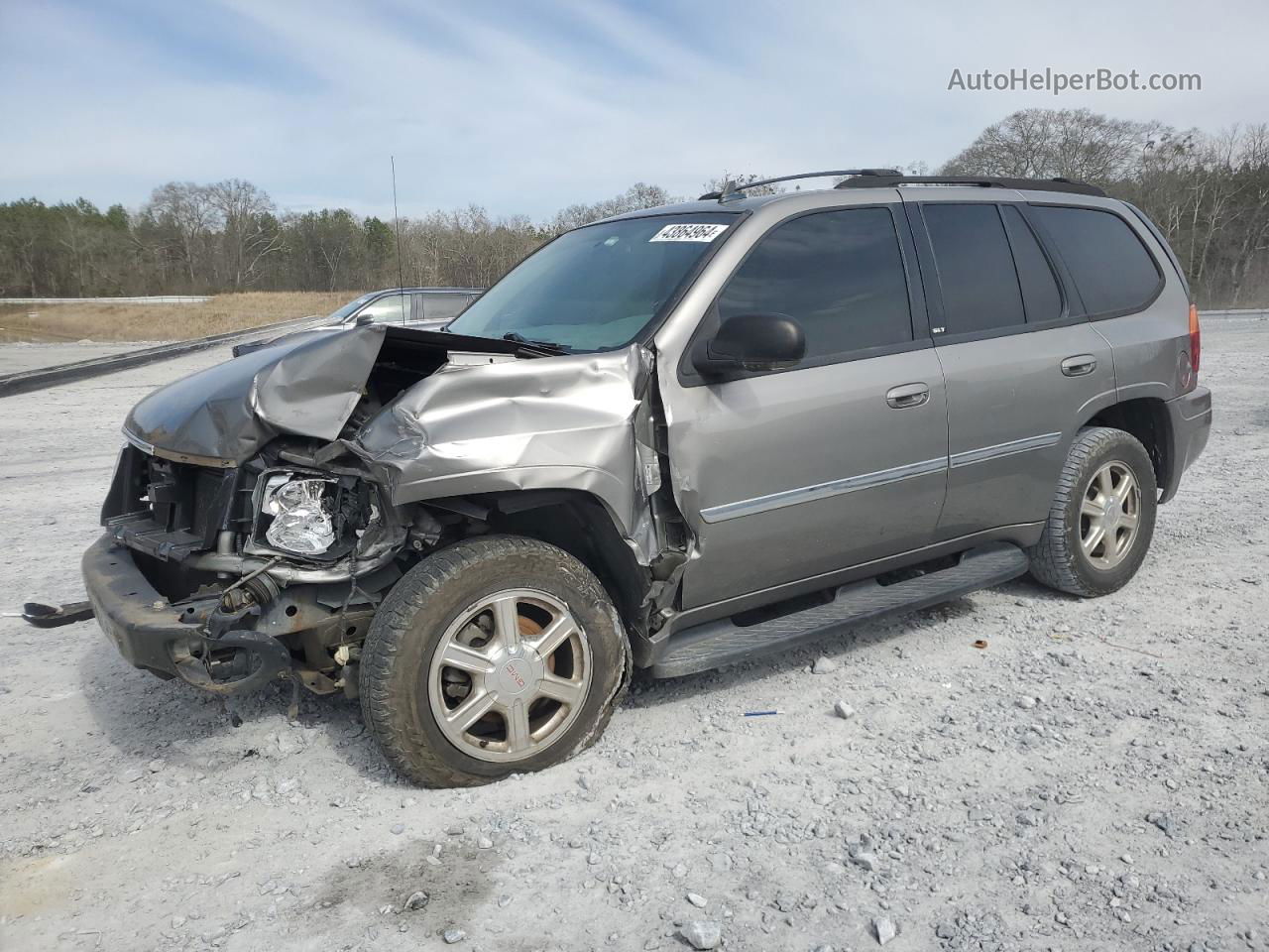 2008 Gmc Envoy  Silver vin: 1GKDS13S672110066