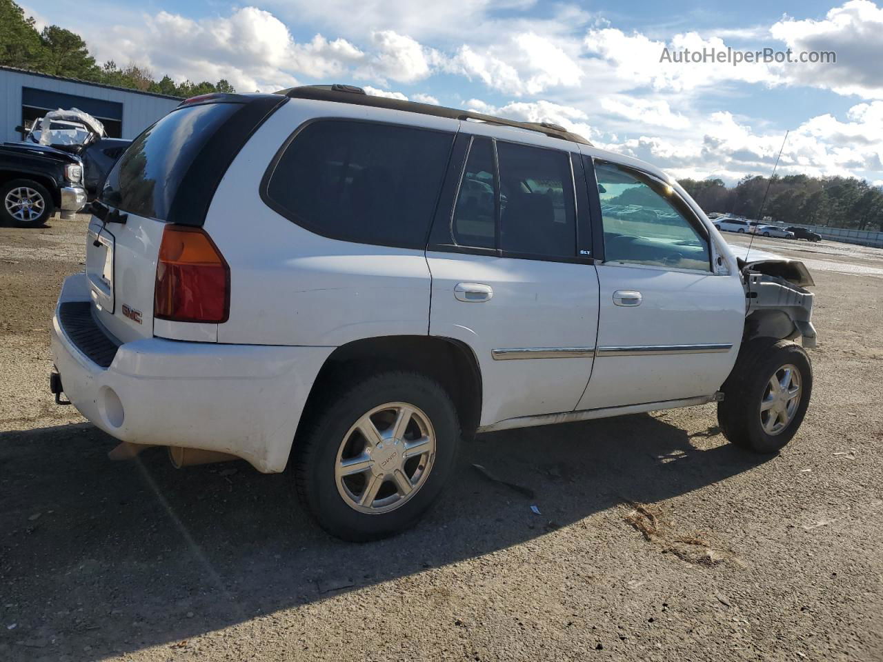 2007 Gmc Envoy  White vin: 1GKDS13S672152558