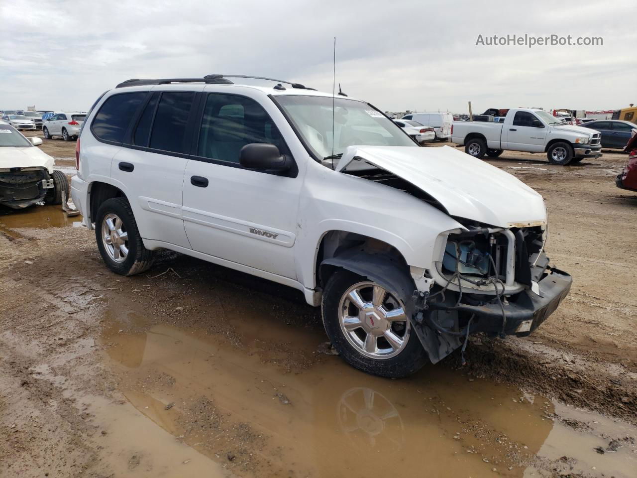 2004 Gmc Envoy  White vin: 1GKDS13S742114994