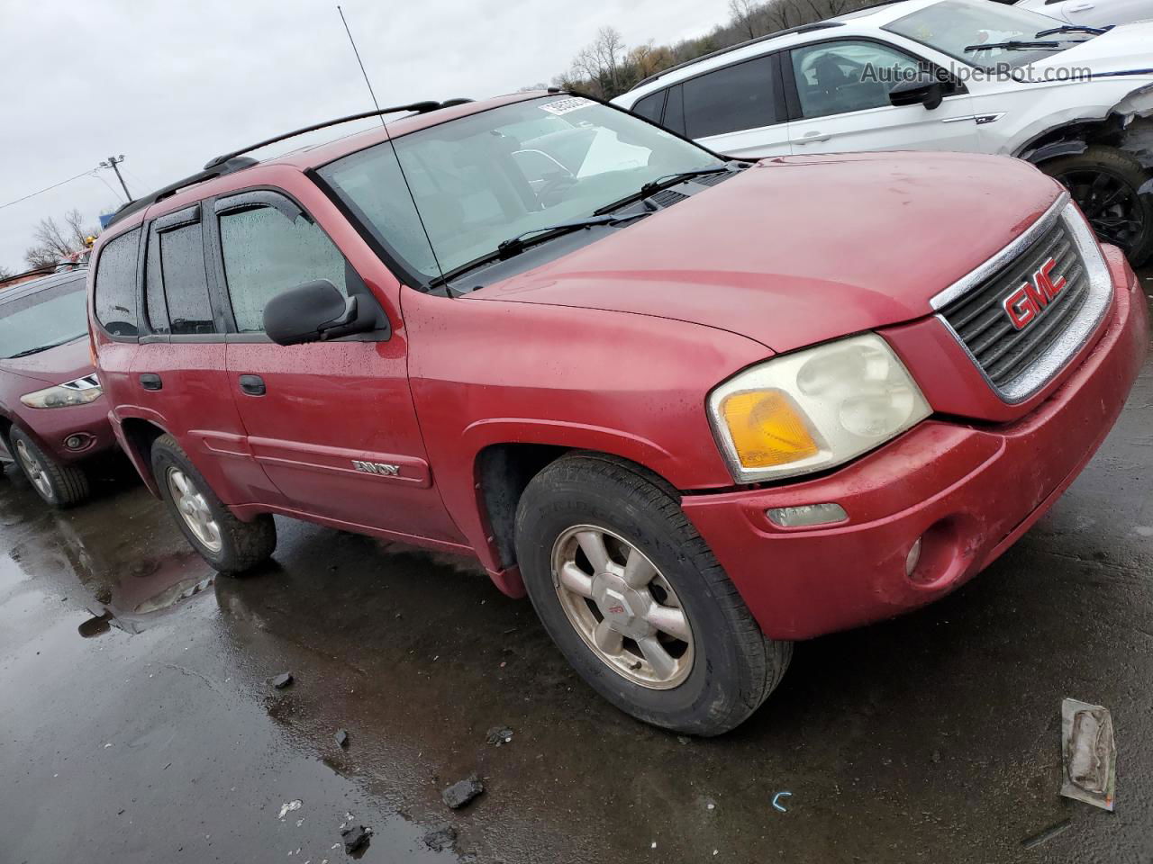 2004 Gmc Envoy  Maroon vin: 1GKDS13S742388678