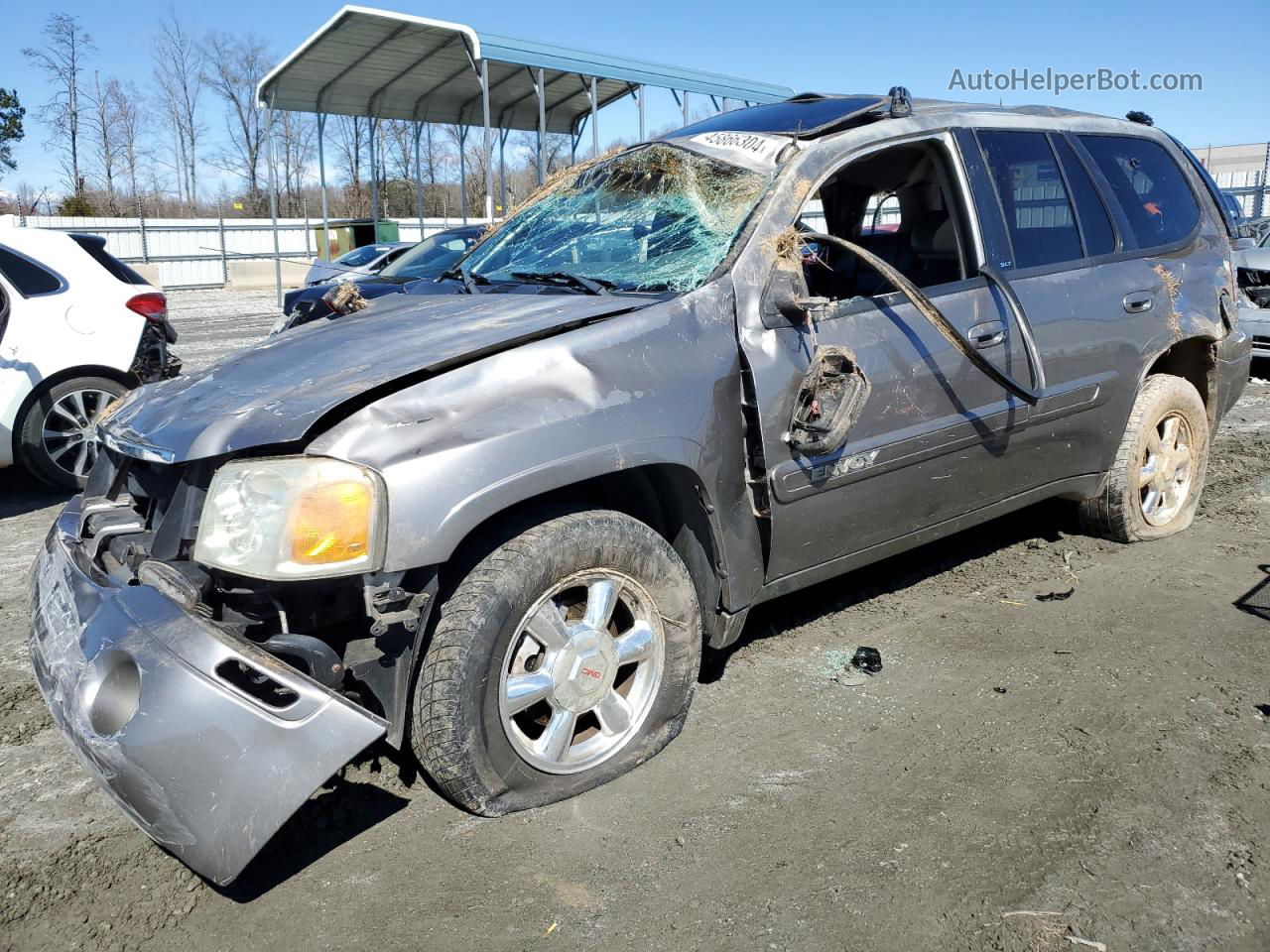 2004 Gmc Envoy  Серебряный vin: 1GKDS13S742415037