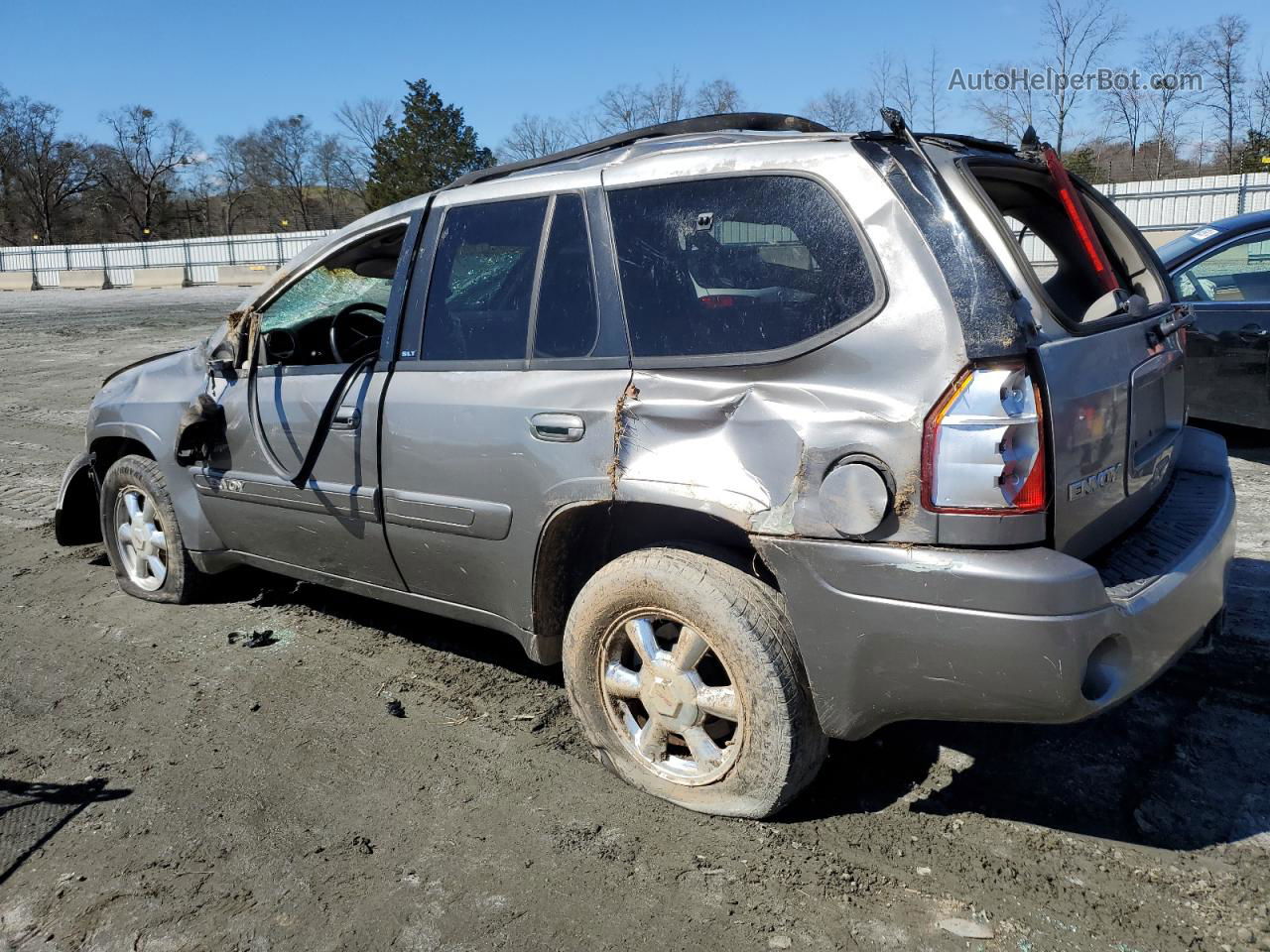 2004 Gmc Envoy  Серебряный vin: 1GKDS13S742415037