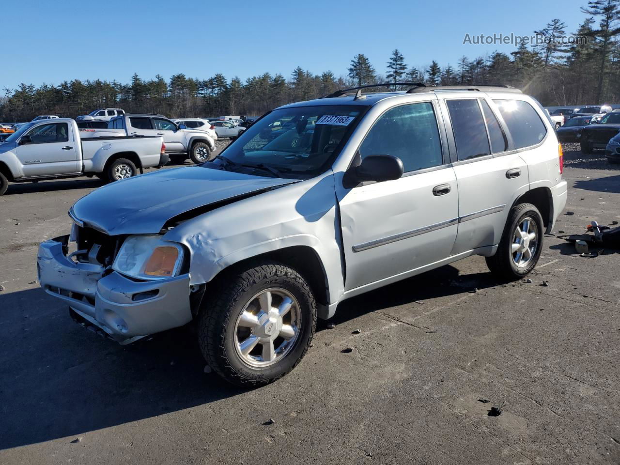 2007 Gmc Envoy  Silver vin: 1GKDS13S772144758