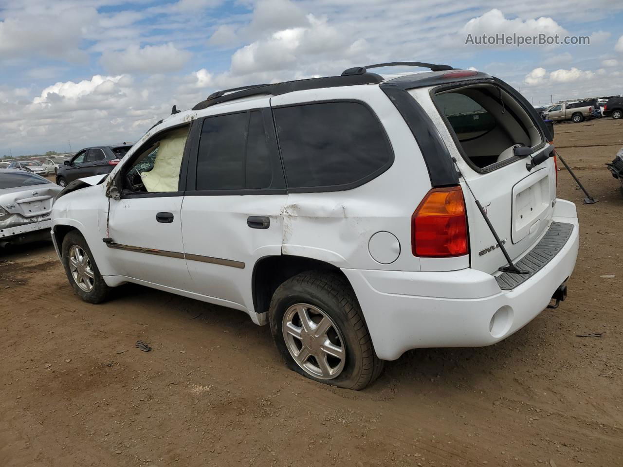 2008 Gmc Envoy  White vin: 1GKDS13S782224109