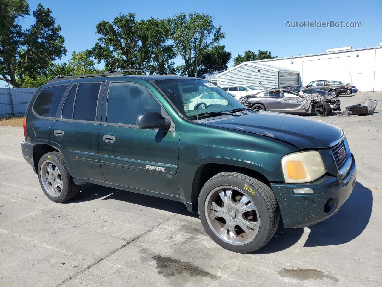 2003 Gmc Envoy  Green vin: 1GKDS13S832225990