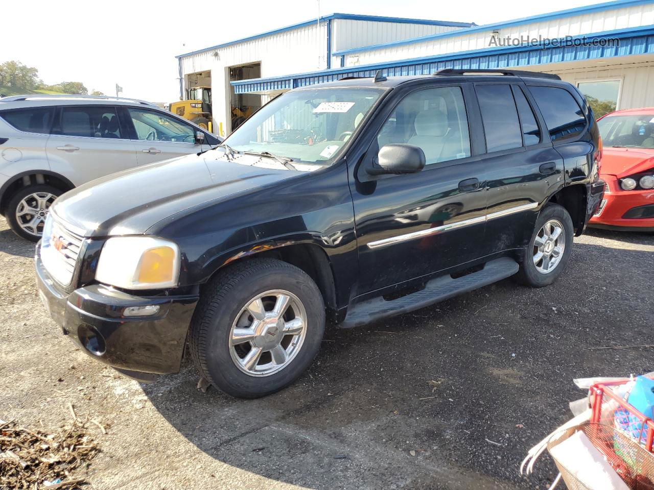 2007 Gmc Envoy  Black vin: 1GKDS13S872223856