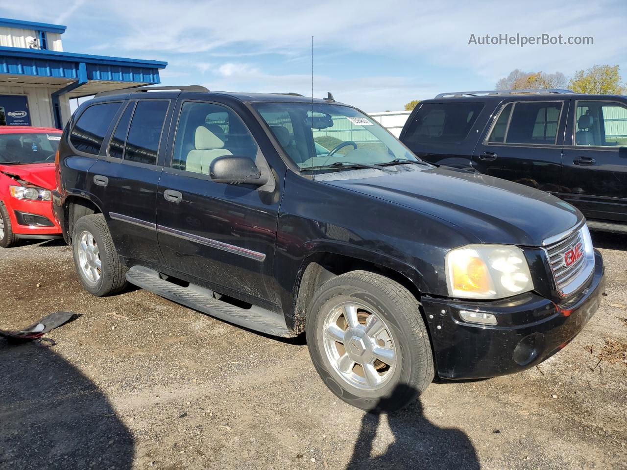 2007 Gmc Envoy  Black vin: 1GKDS13S872223856