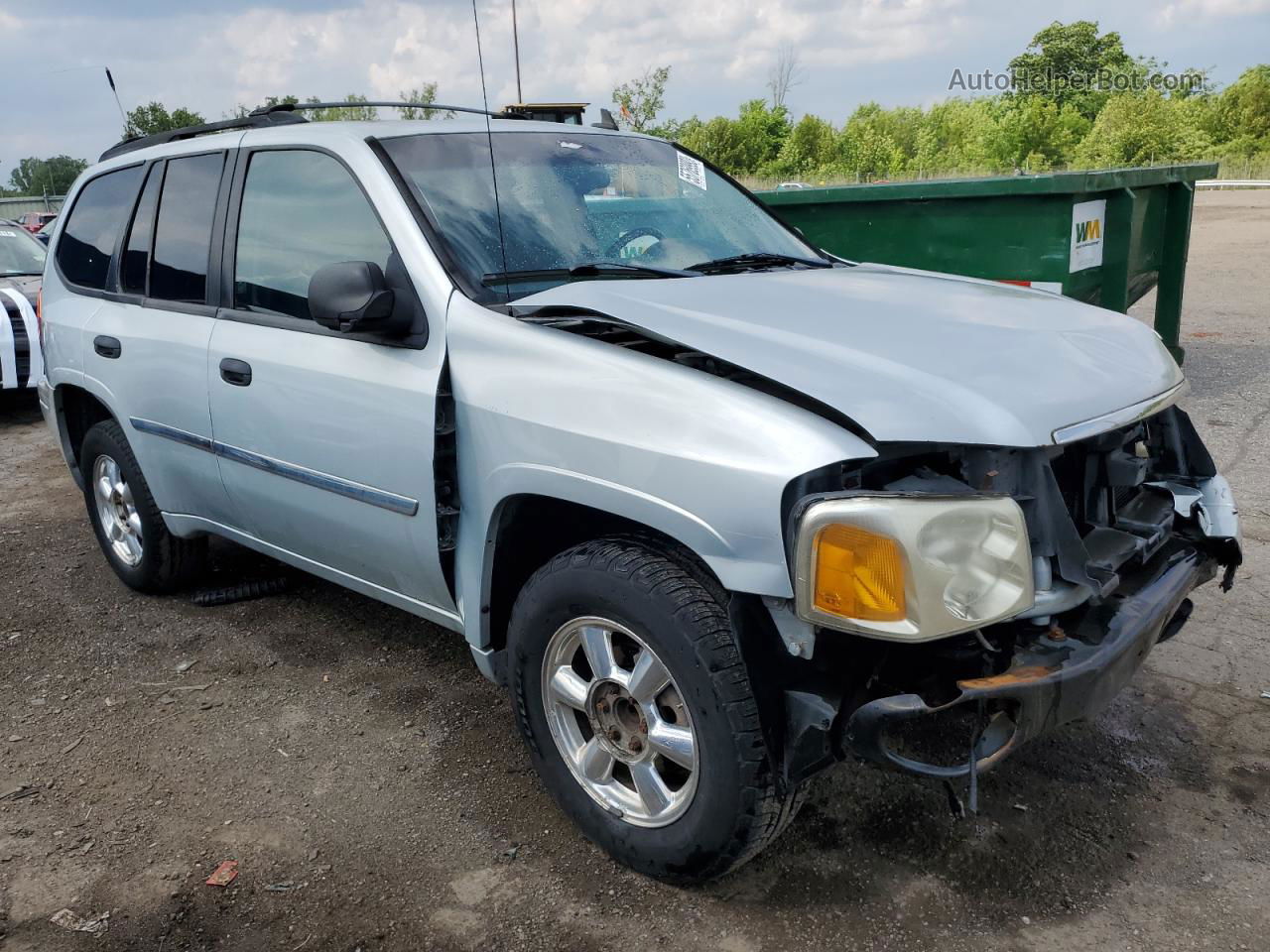 2007 Gmc Envoy  Silver vin: 1GKDS13S872310107