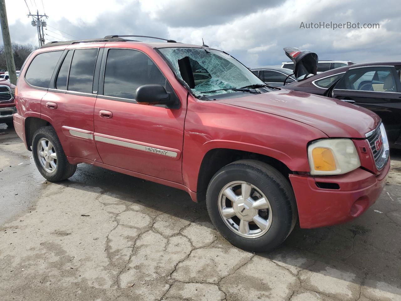 2005 Gmc Envoy  Красный vin: 1GKDS13S952313322