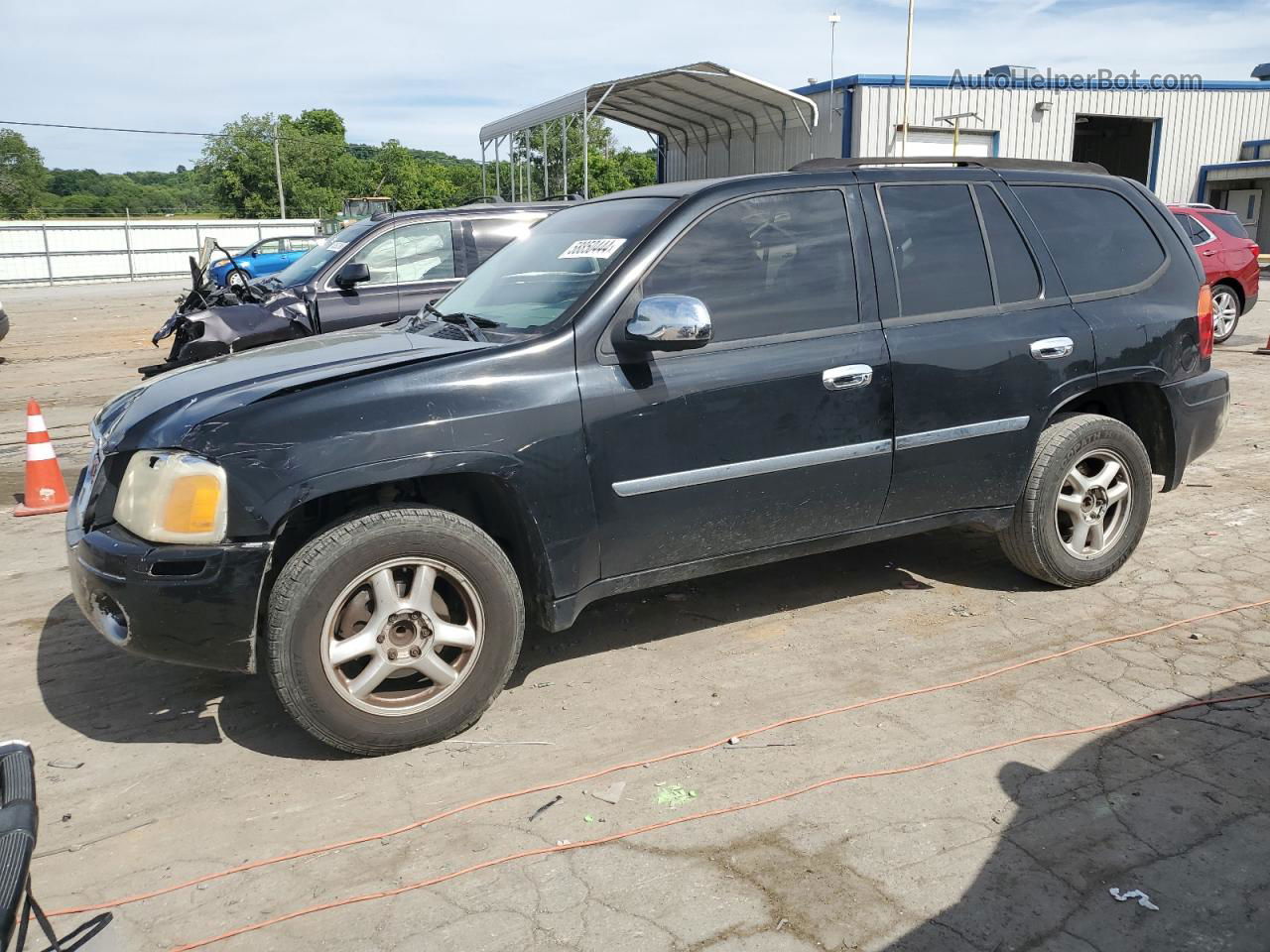 2007 Gmc Envoy  Черный vin: 1GKDS13S972147483