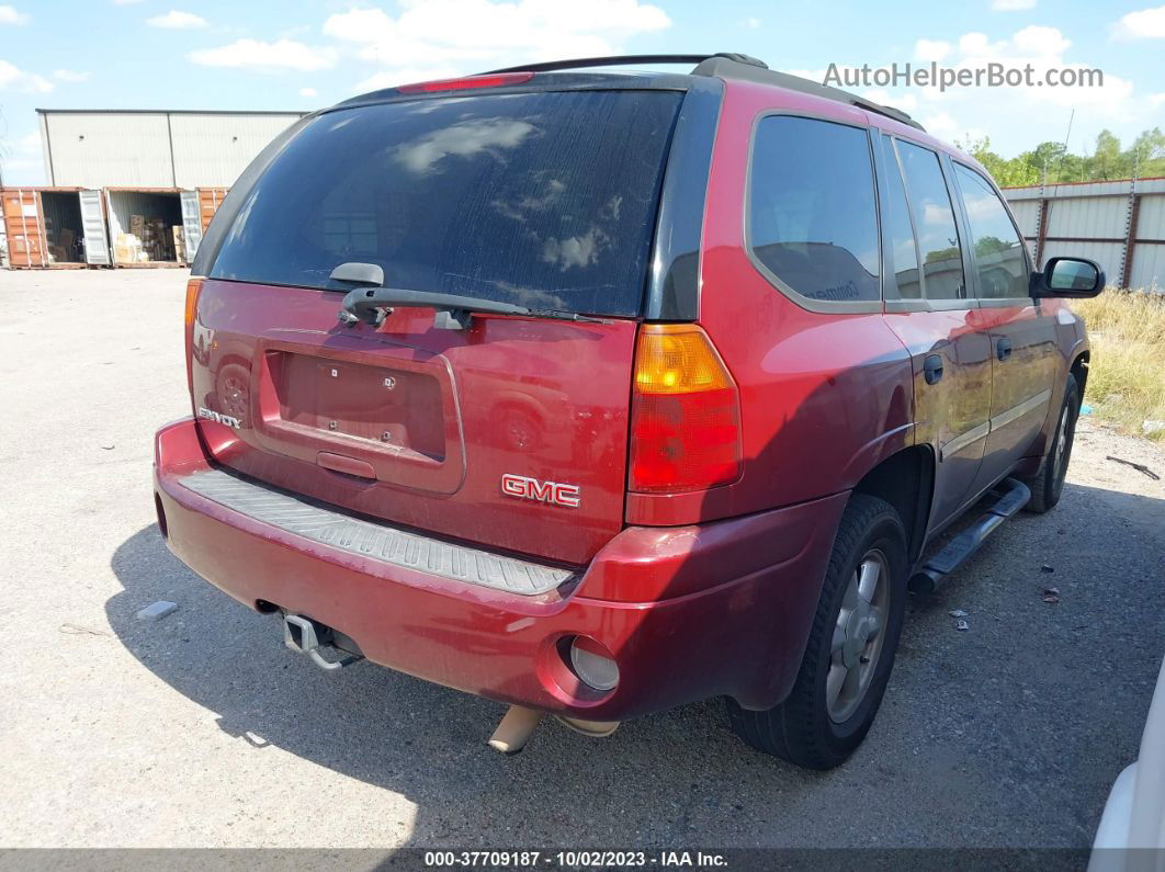 2007 Gmc Envoy Sle Maroon vin: 1GKDS13S972231383