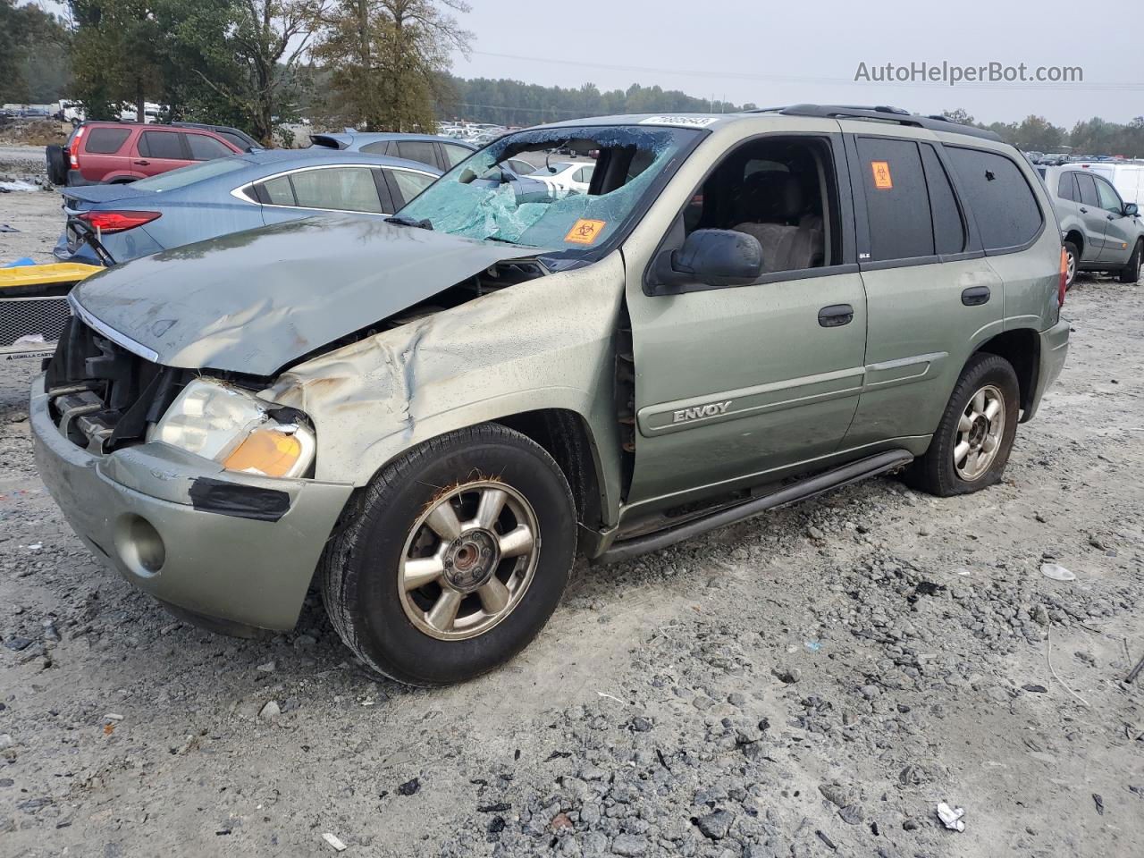 2003 Gmc Envoy  Green vin: 1GKDS13SX32320082