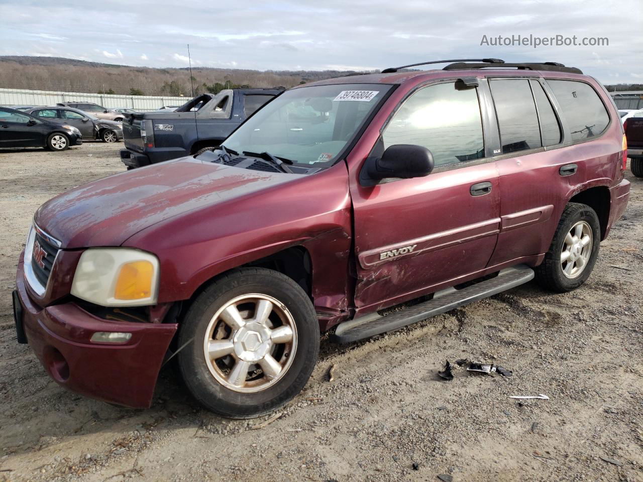 2003 Gmc Envoy  Бордовый vin: 1GKDS13SX32405438