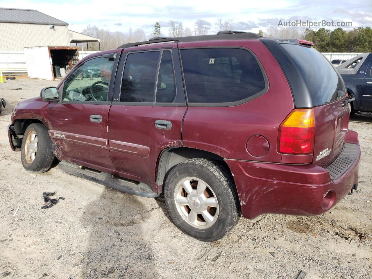 2003 Gmc Envoy  Burgundy vin: 1GKDS13SX32405438