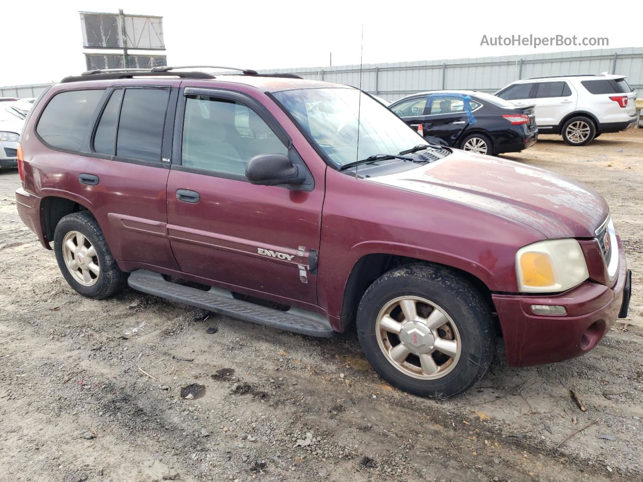 2003 Gmc Envoy  Burgundy vin: 1GKDS13SX32405438