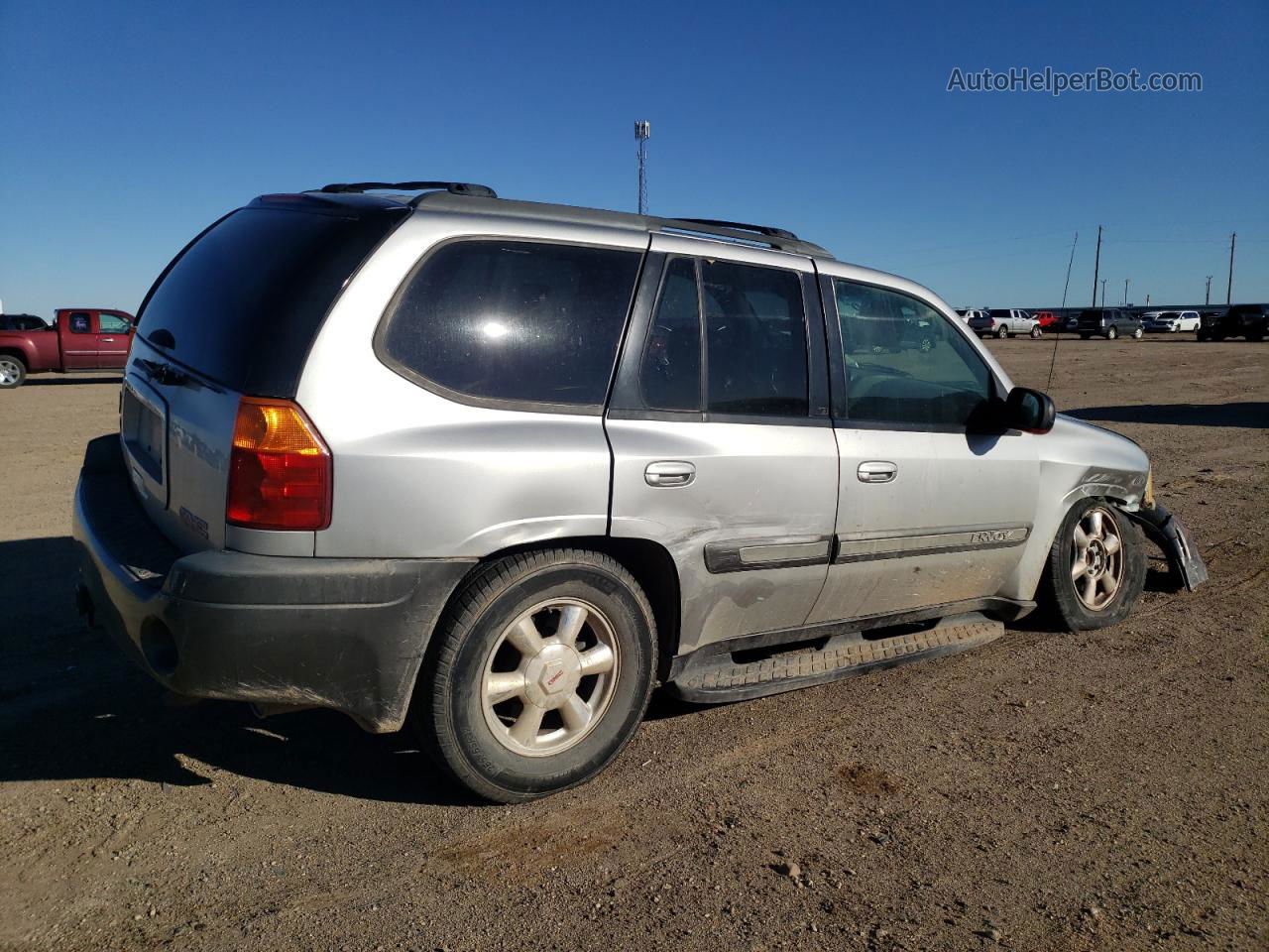 2004 Gmc Envoy  Серебряный vin: 1GKDS13SX42285528