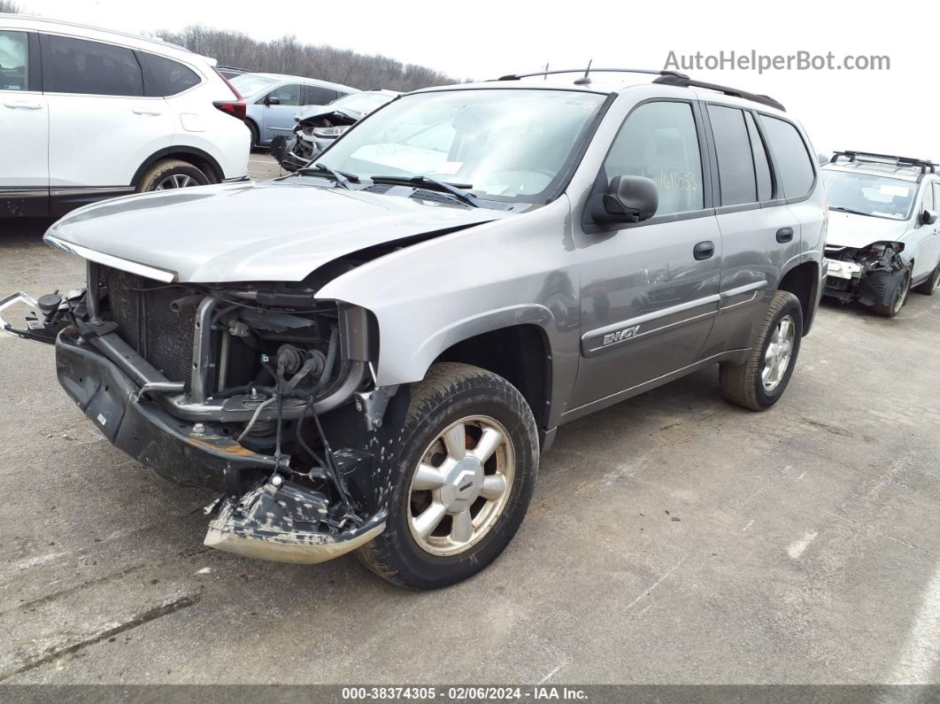 2005 Gmc Envoy Sle Gray vin: 1GKDS13SX52299253