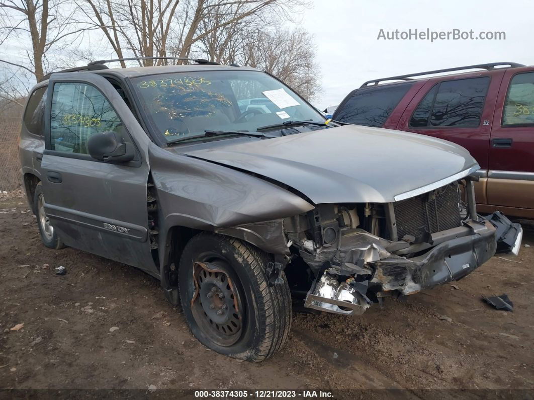 2005 Gmc Envoy Sle Gray vin: 1GKDS13SX52299253