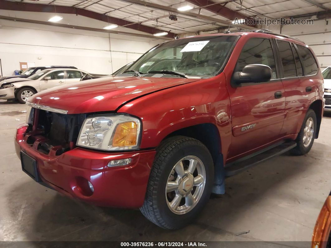 2005 Gmc Envoy Sle Red vin: 1GKDS13SX52312745