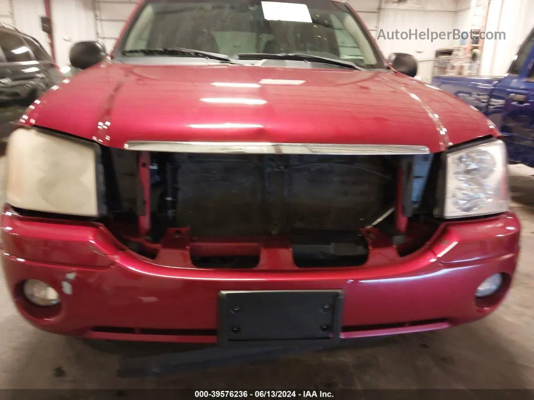 2005 Gmc Envoy Sle Red vin: 1GKDS13SX52312745