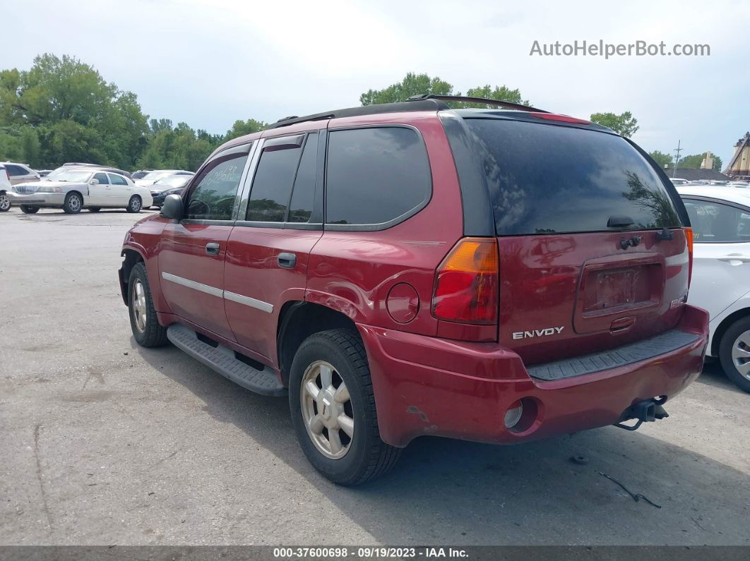 2007 Gmc Envoy Sle Maroon vin: 1GKDS13SX72156239