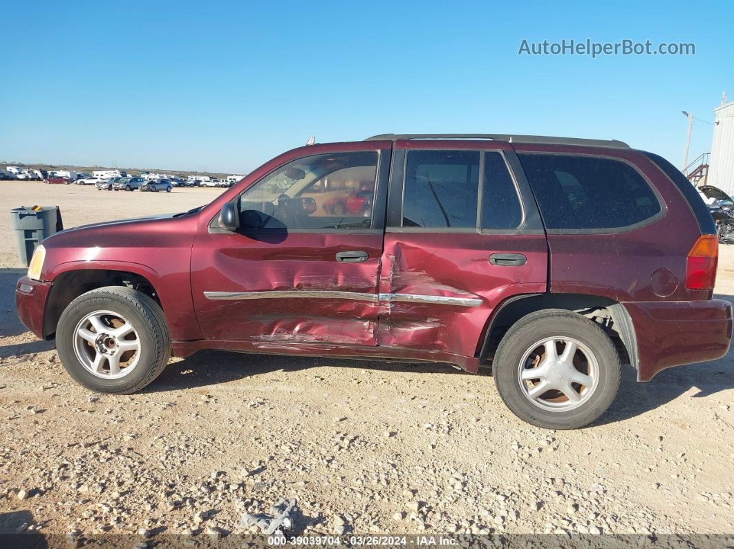 2007 Gmc Envoy Sle Maroon vin: 1GKDS13SX72194571