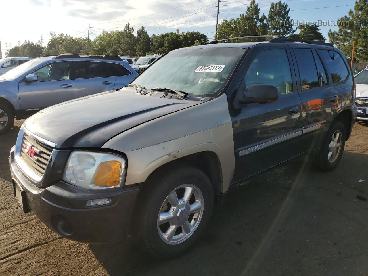 2003 Gmc Envoy  Серый vin: 1GKDT13S032340192