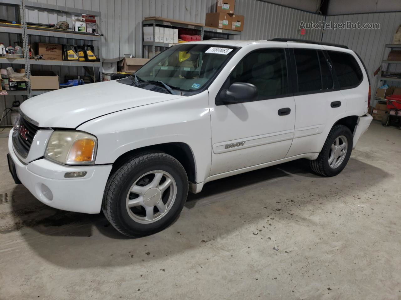 2004 Gmc Envoy  White vin: 1GKDT13S042113523