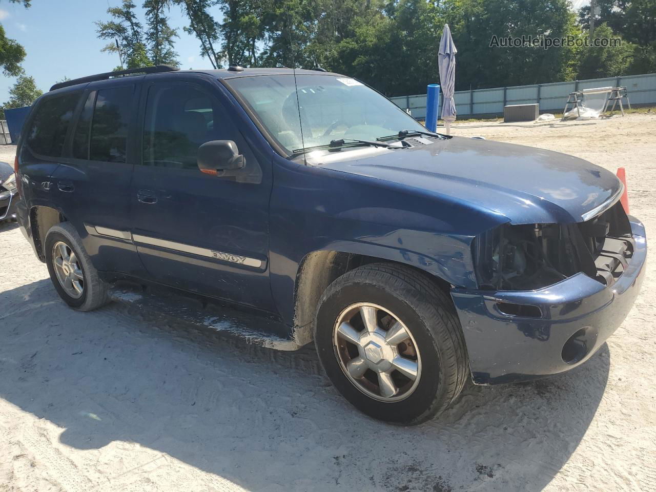 2004 Gmc Envoy  Blue vin: 1GKDT13S042208616