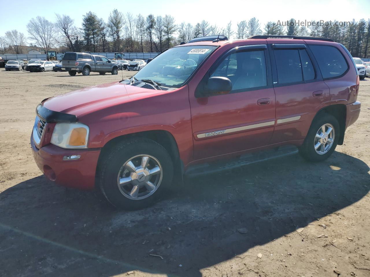 2004 Gmc Envoy  Maroon vin: 1GKDT13S042429469