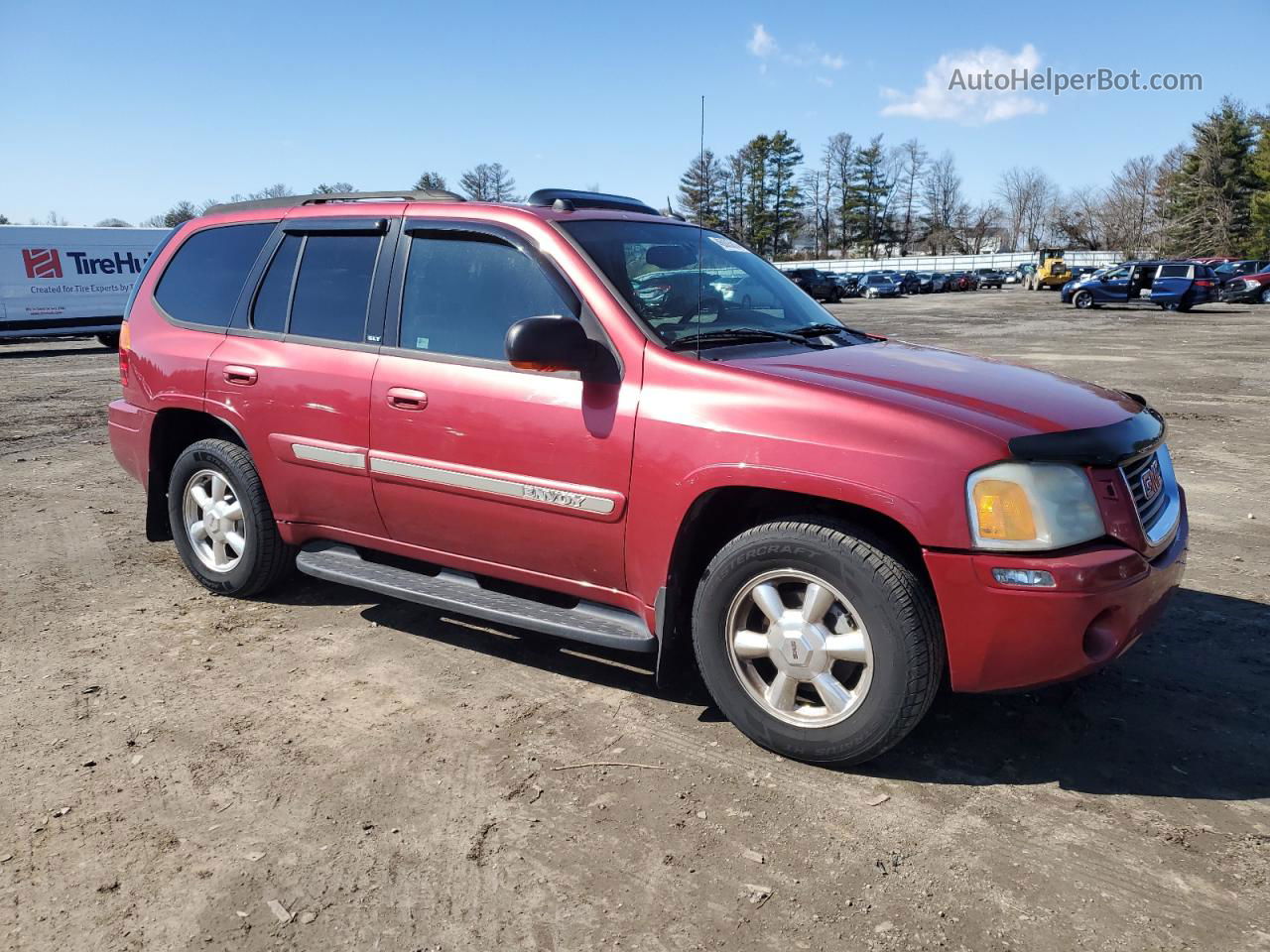 2004 Gmc Envoy  Maroon vin: 1GKDT13S042429469