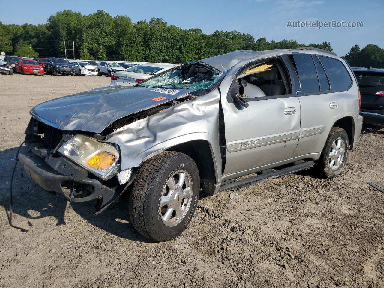 2005 Gmc Envoy  Silver vin: 1GKDT13S052104256