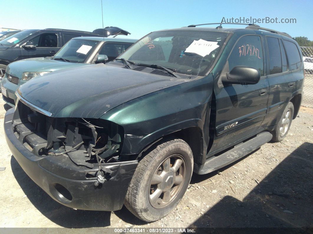 2005 Gmc Envoy Sle Зеленый vin: 1GKDT13S052107304