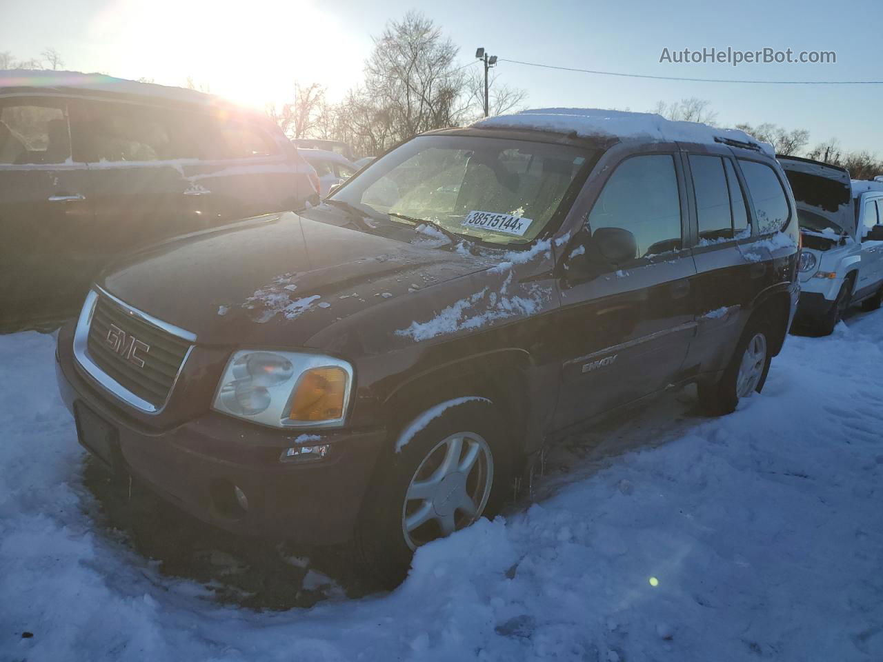 2005 Gmc Envoy  Burgundy vin: 1GKDT13S052217236