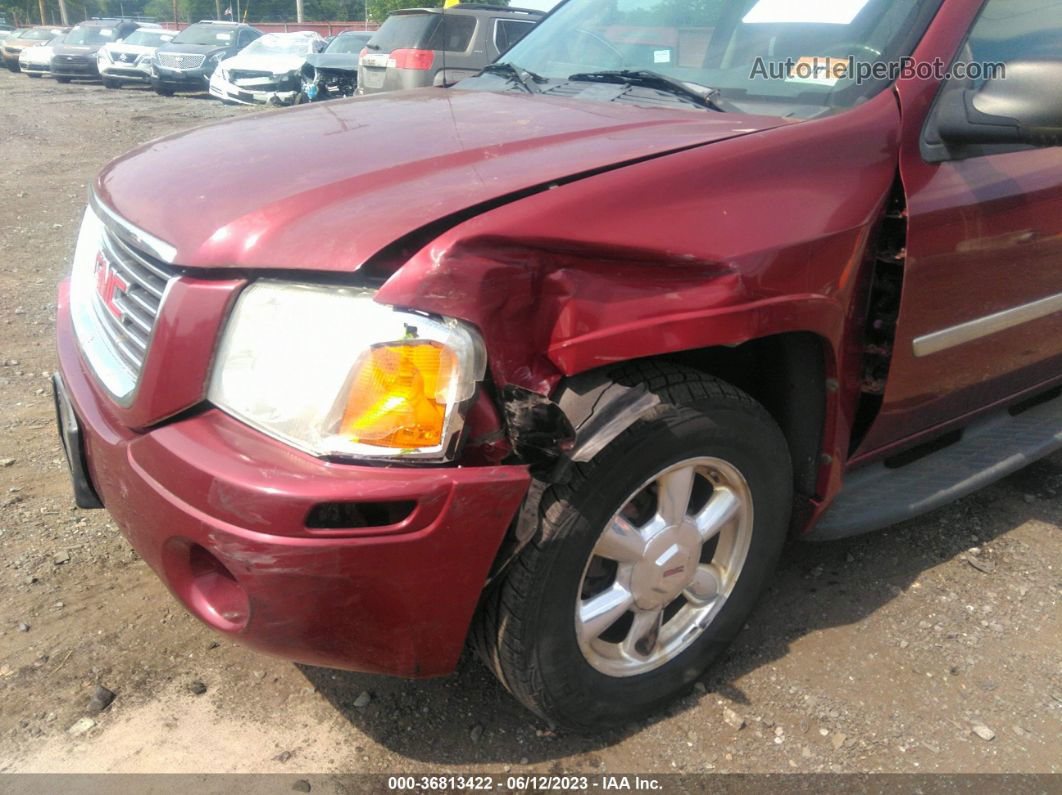 2007 Gmc Envoy Sle Maroon vin: 1GKDT13S072187657