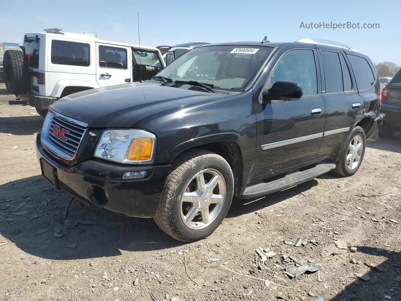 2008 Gmc Envoy  Black vin: 1GKDT13S082262861