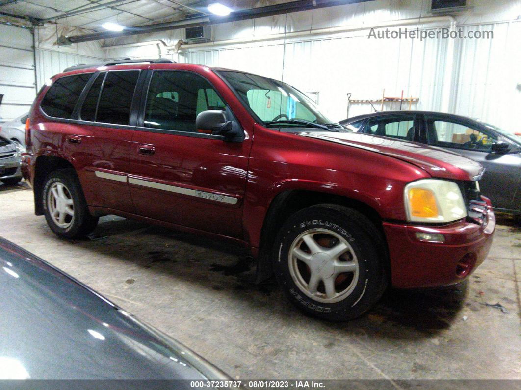 2003 Gmc Envoy Slt Maroon vin: 1GKDT13S132190013